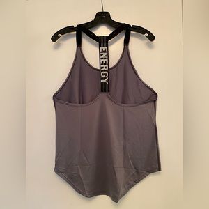 Grey ENERGY workout Tank top NEW